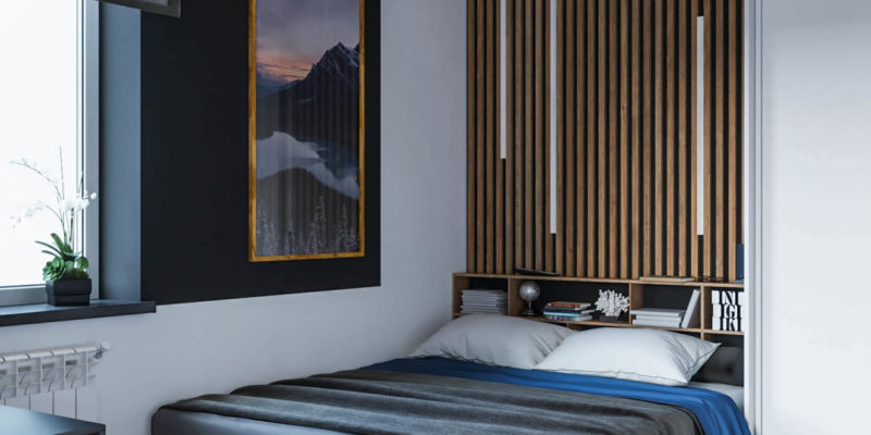 Oryginalny pomysł na wystrój sypialni można zrealizować z użyciem dostępnych na rynku materiałów